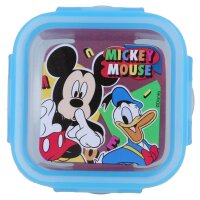 Quadratische luftdichte Brotdose 290ml Disney Mickey Mouse