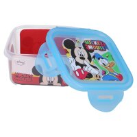 Quadratische luftdichte Brotdose 290ml Disney Mickey Mouse