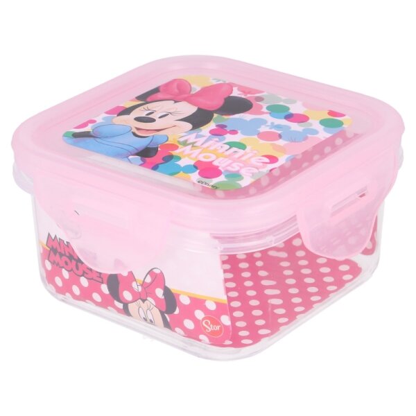 Quadratische luftdichte Brotdose 290ml Disney Minnie Mouse