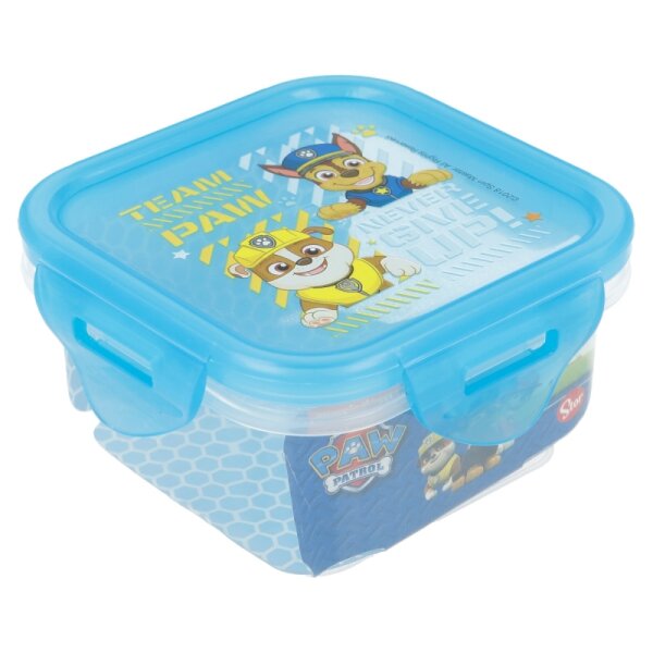 Quadratische luftdichte Brotdose 290ml Paw Patrol