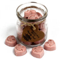 Soja Wachs Waxmelts Melts im Glas Peachy Cool