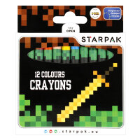 Wachsmalstifte 12 Farben Pixelspiel