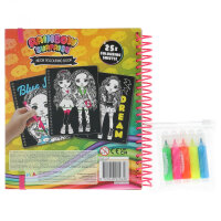 Rainbow Surprise Neon Malbuch 25 Vorlagen