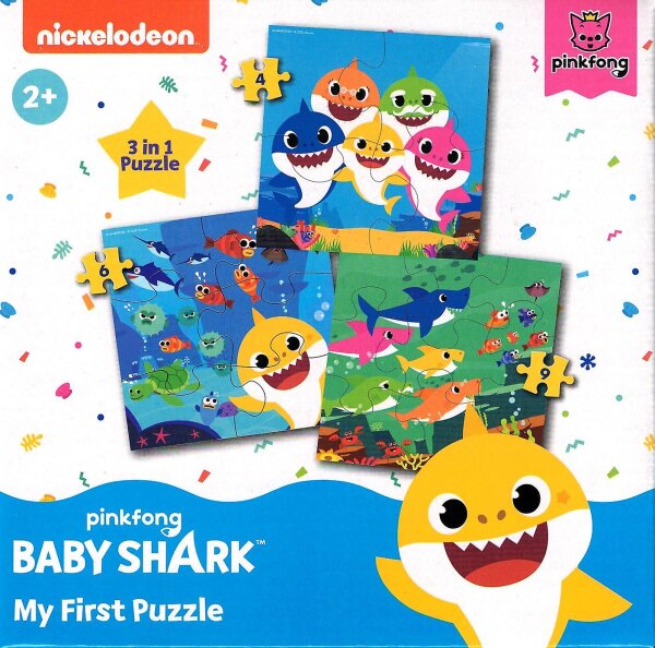3 in 1 Puzzle Baby Shark