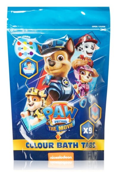 Paw Patrol The Movie Color Bath Tabs Badetabletten 9 Stück