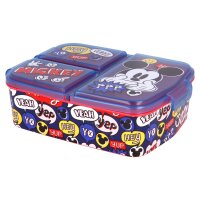 Brotdose mit Fach Mickey Mouse blau It´s a Mickey Thing