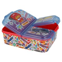 Brotdose mit Fach Cars Stickers