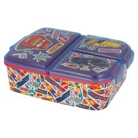 Brotdose mit Fach Cars Stickers