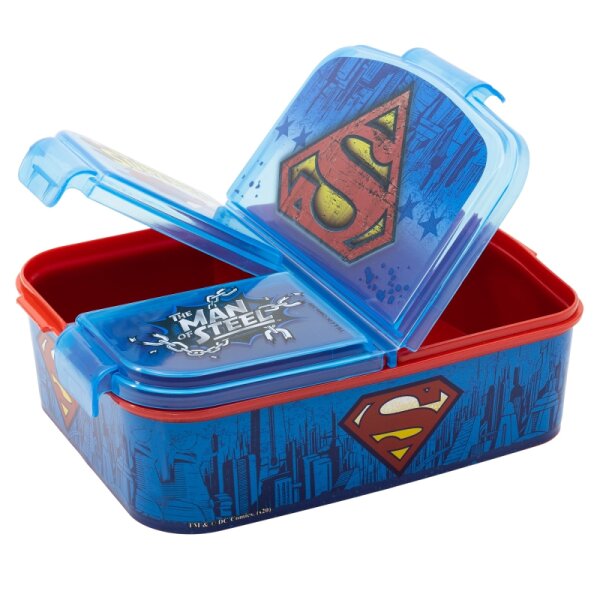 Brotdose mit Fach Superman