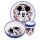 Premium Geschirr Set Mickey Mouse IT´S A MICKEY THING BiColor
