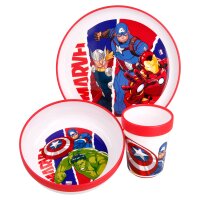 Premium Geschirr Set Avengers COMIC HEROES BiColor