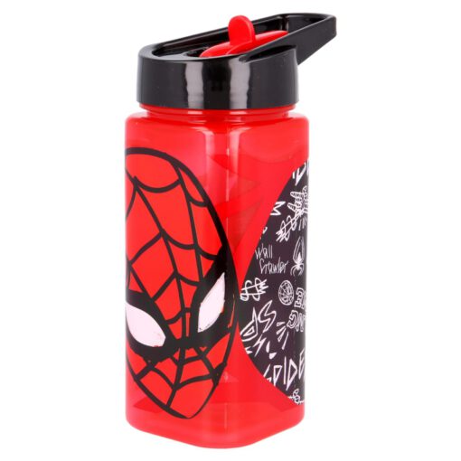 square-water-bottle-530-ml-spiderman-urban-web